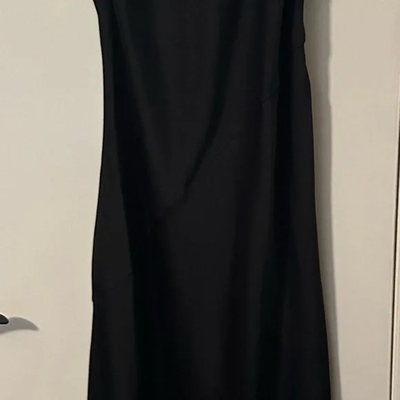 Nicole Miller Black satin Maxi Dress - Picture 2 of 4